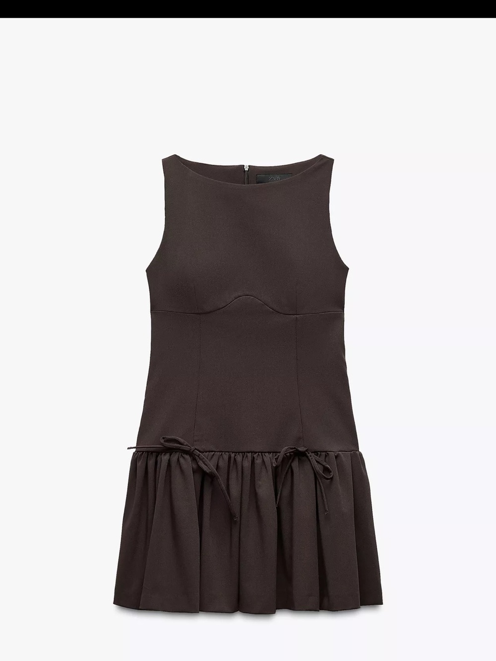 Short dress with bows